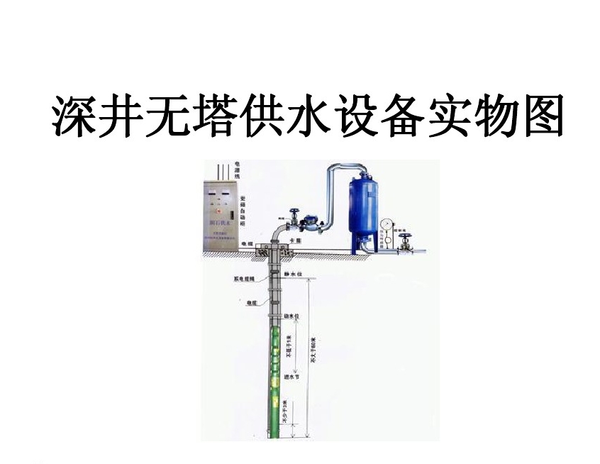 衢州集聚区井泵无塔式供水设备